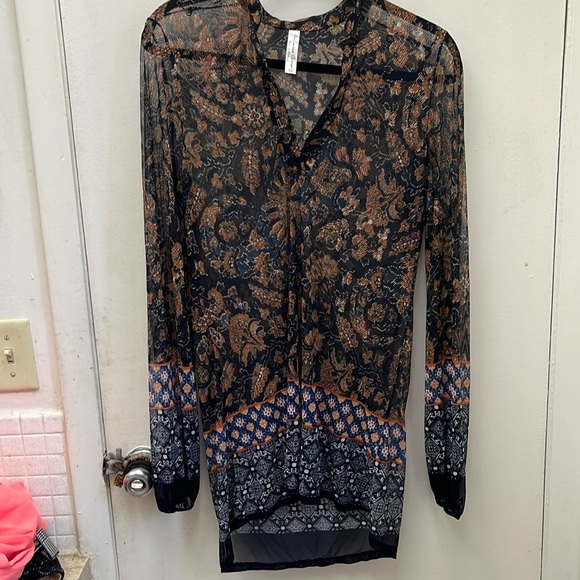 PerSeption Concept sheer mini dress size Medium - Picture 1 of 13